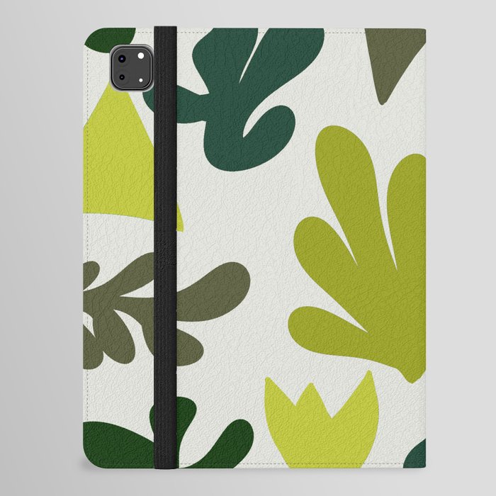 Matisse cutouts multicolor green iPad Folio Case