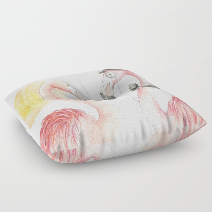 Flamingoes Floor Pillow
