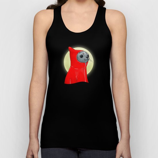 Hooded Seal Unisex Tank Top