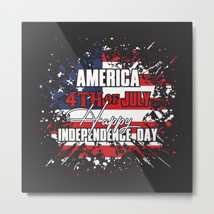 america indendence day, 4th of july Metal Print