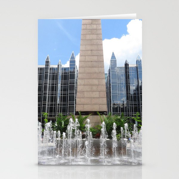 Concrete, Glass, and Water: PPG Plaza in Pittsburgh 21 Stationery Cards