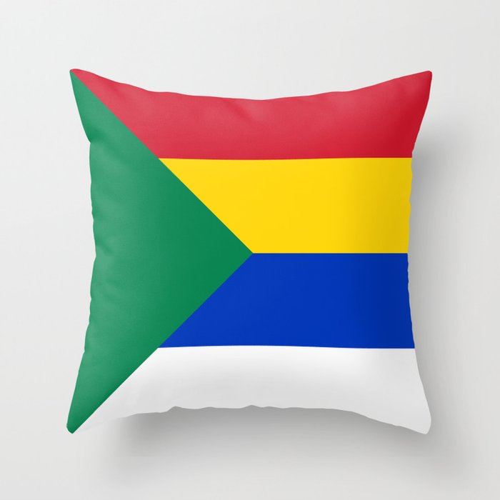 flag of druze Throw Pillow