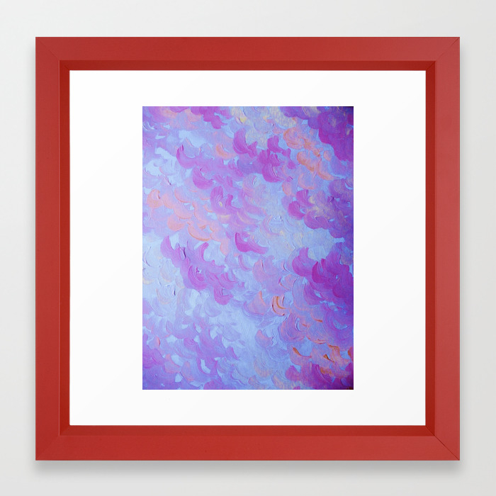 Purple Plumes Soft Pastel Wispy Lavender Clouds Lilac Plum