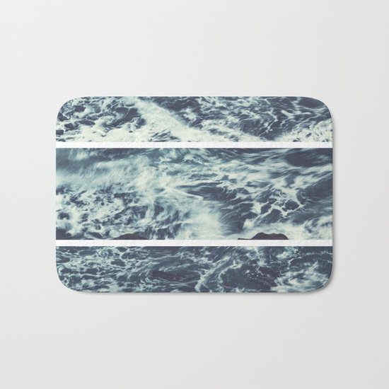 Saltwater Tryptych Bath Mat