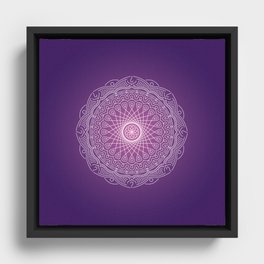 Mandala: Intuition Framed Canvas