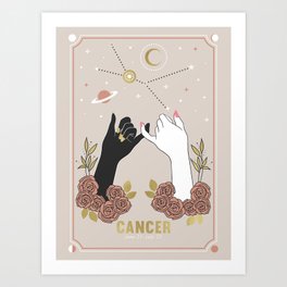 Cancer Zodiac Series Art Print