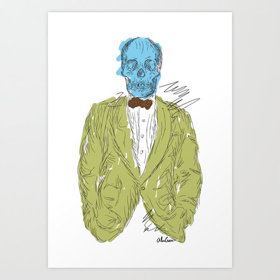 Dapper Death Art Print