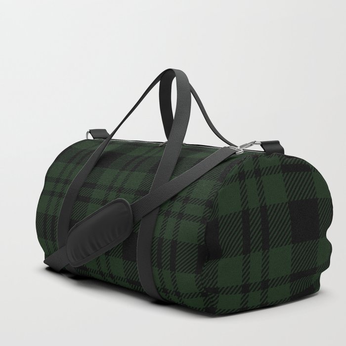 Plaid (Dark green) Duffle Bag