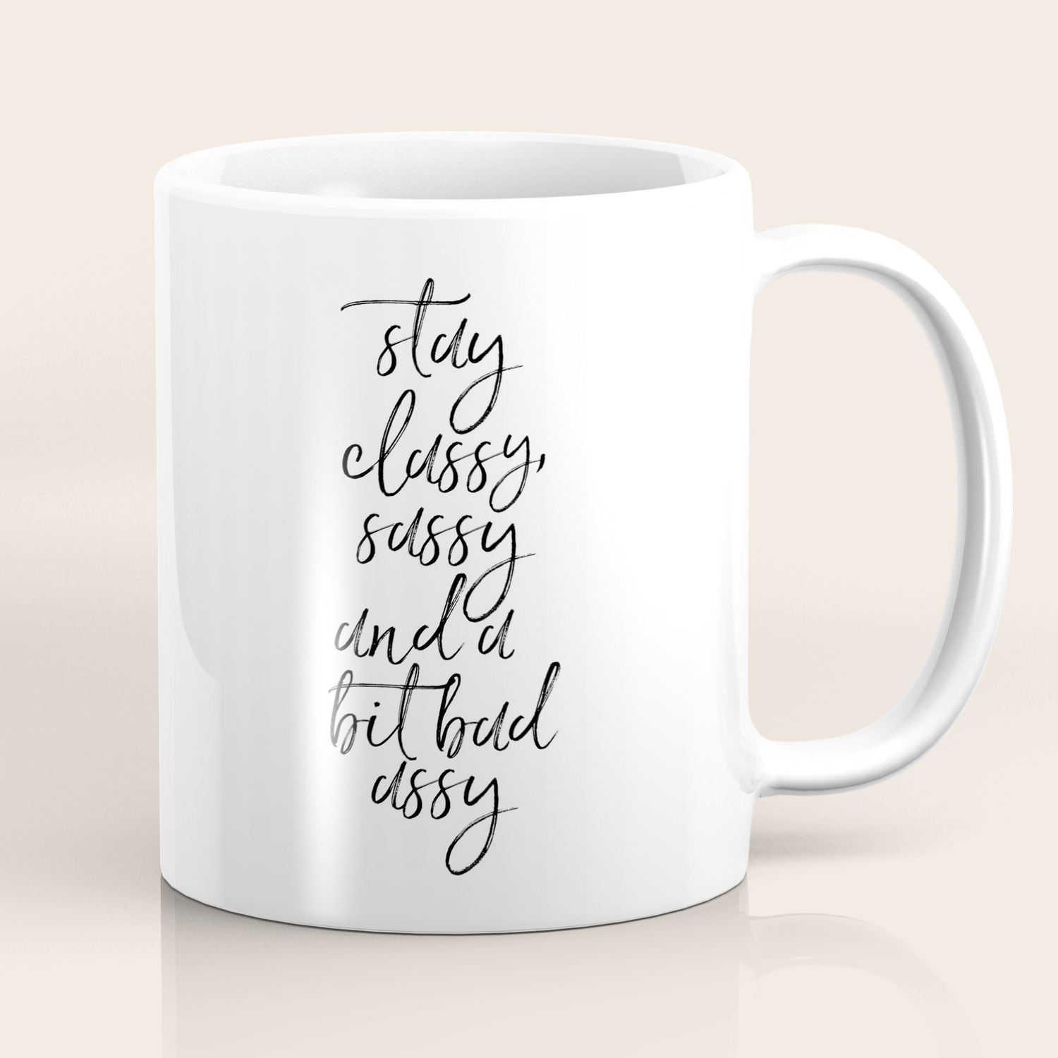 sassy travel mug