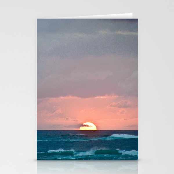 Sunset Waves Stationery Cards
