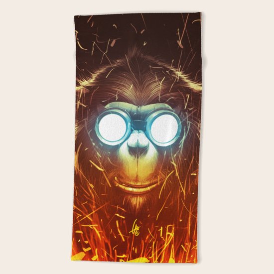 Monksmith II Beach Towel