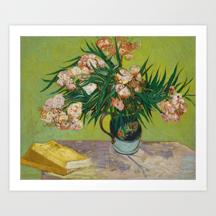 Oleanders by Vincent Van Gogh Art Print