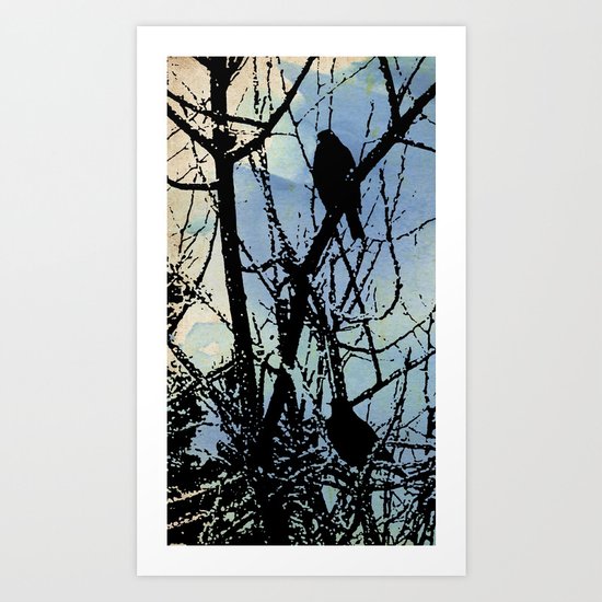 on a Winter's wing... Art Print