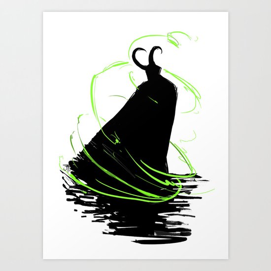 God of Mischief Art Print