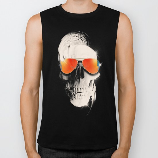 Summer Skull Biker Tank