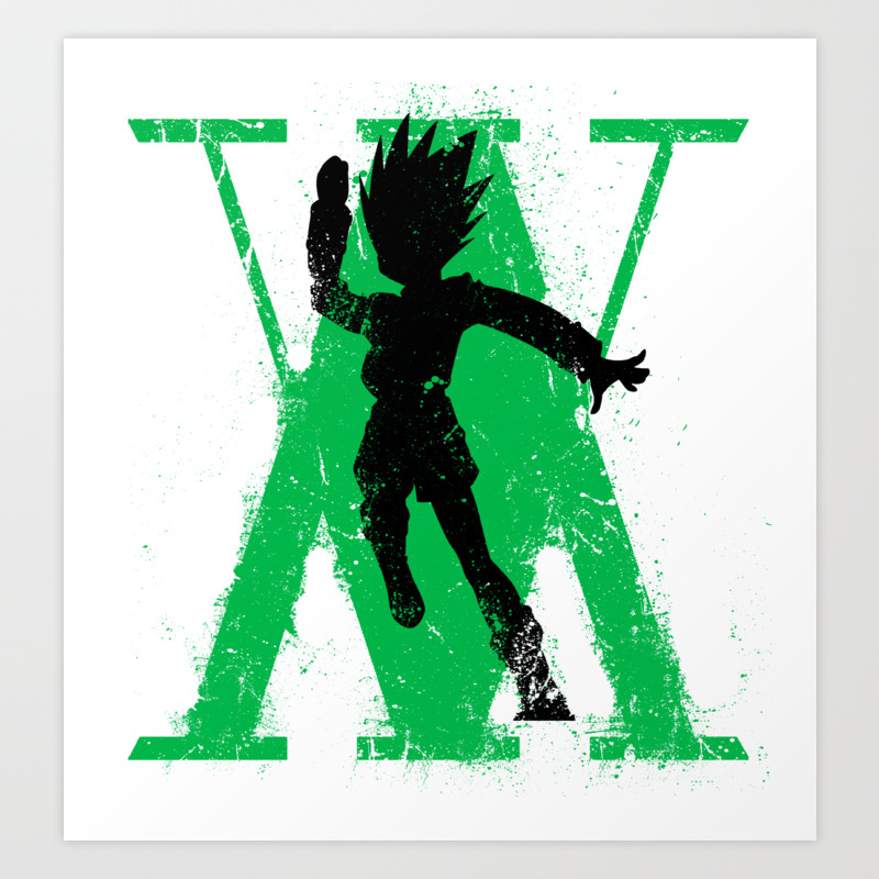 Wallpaper Hunter X Hunter Gon Freecss Art Print By Kurapiko Society6 Desktop Wallpaper Free