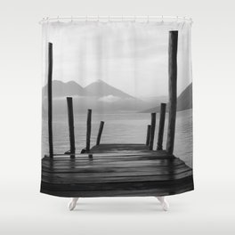 Along Lake Atitlan Shower Curtain