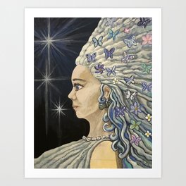 Spring Gaia Rise Art Print