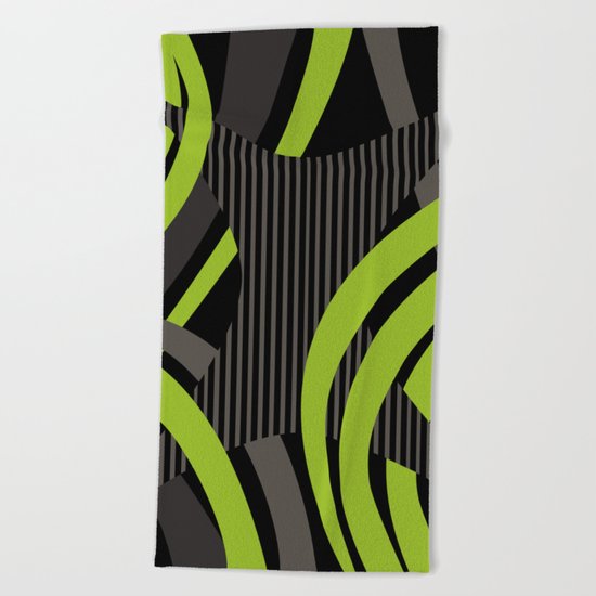 Green Wire Beach Towel