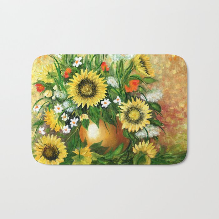 sunflower Bath Mat