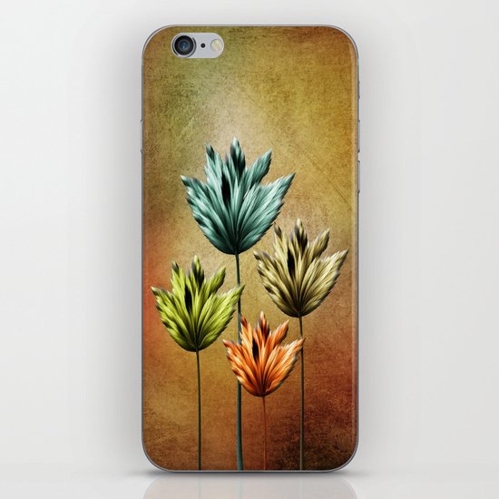 Four Fractal Flowers iPhone & iPod Skin
