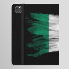 Ireland flag brush stroke, national flag iPad Folio Case