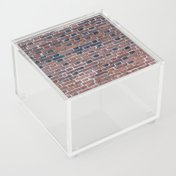 Old brick wall Acrylic Box