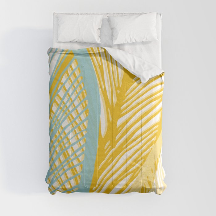 Banana Leaf Pattern Comforter