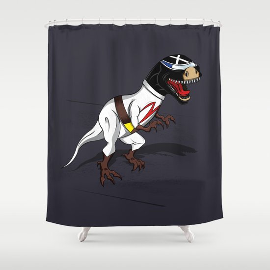 T-Rex (The X Roarcer) Shower Curtain