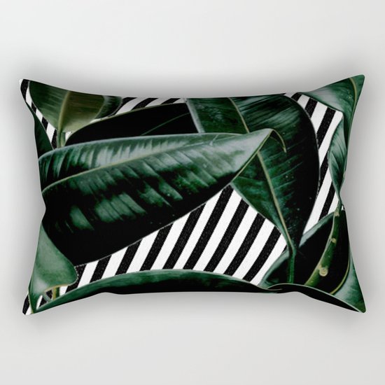 Leafs n stripes Rectangular Pillow