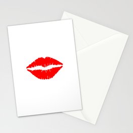 KISS LIPS COMIC Stationery Card