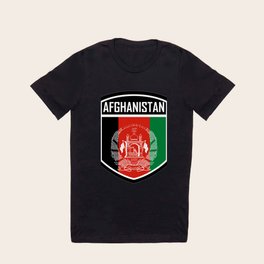 Afghanistan Flag Emblem T Shirt