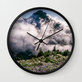 Sperry Peak View North Cascades National Park Washington Wall Clock