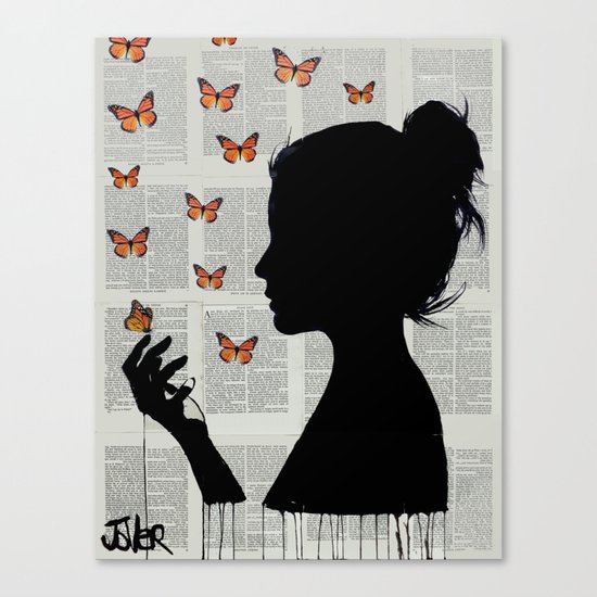 FLUTTERS Canvas Print