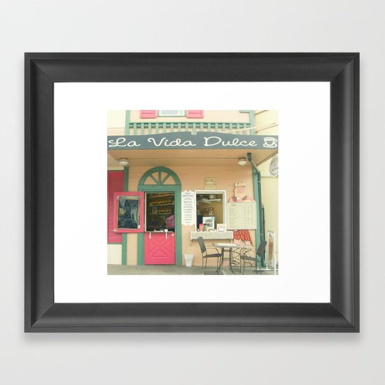 La Vida Dolce Framed Art Print