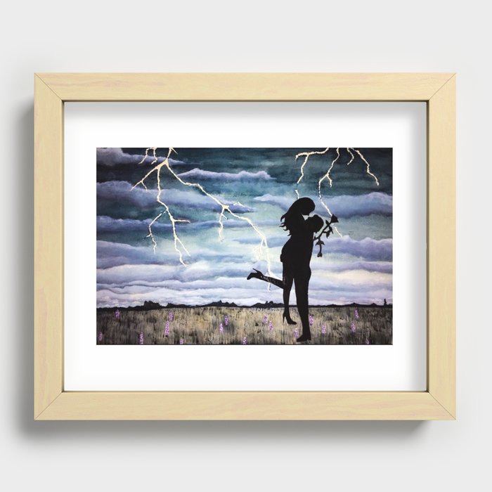Love in Chaos Recessed Framed Print