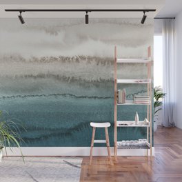 WITHIN THE TIDES - CRASHING WAVES TEAL Wall Mural