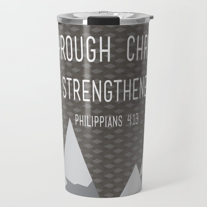 I CAN // Philippians 4:13 Travel Mug