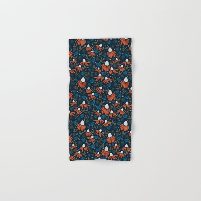 Wildflowers - Orange Hand & Bath Towel