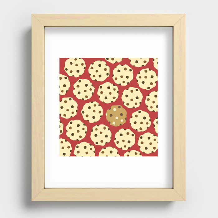 Special and unique cookie pattern 1 Recessed Framed Print