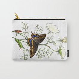 Black Swallowtail Carry-All Pouch