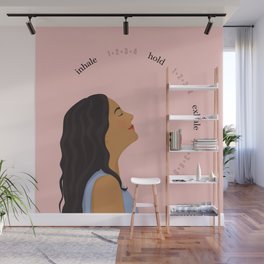 Breathing Regulation Exercise, Mindfulness Wall Mural