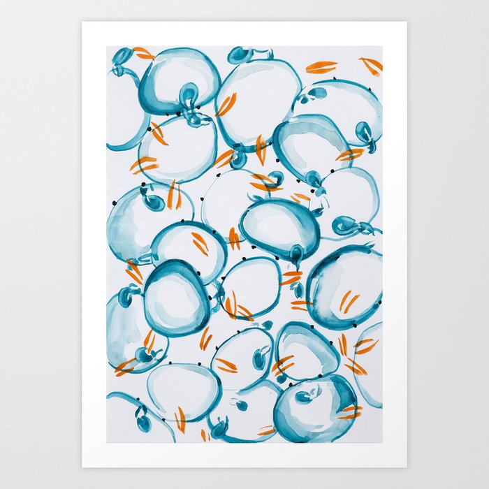 Blue Crab Decorative Art Print