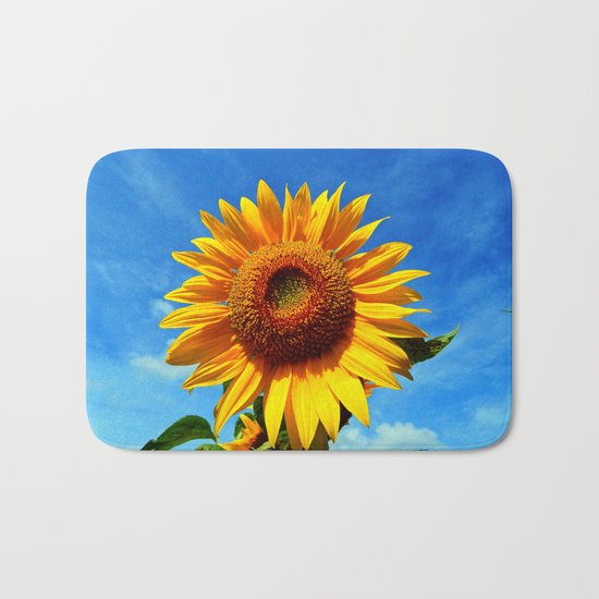 Stunning Sunflower Bath Mat