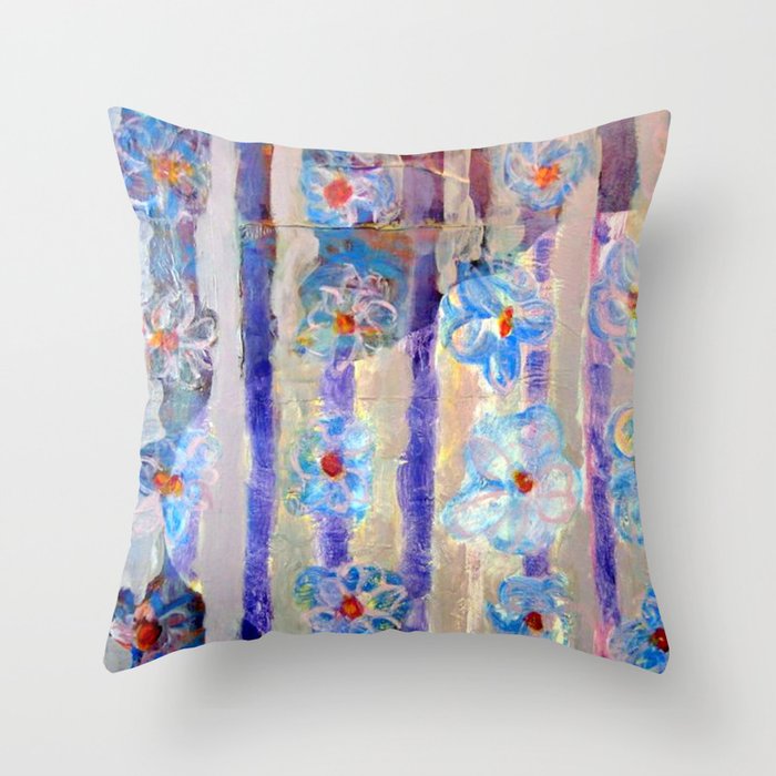 Love Among the Flowers Throw Pillow