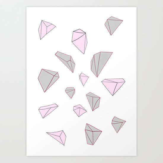 Diamond 2 Art Print