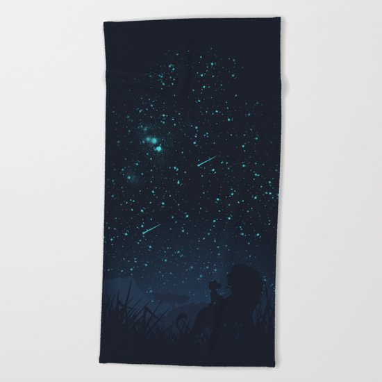 Under The Stars Beach Towel