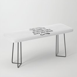 Funny Dog Lover Quote Bench