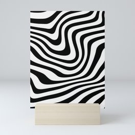 Distorted lines Mini Art Print