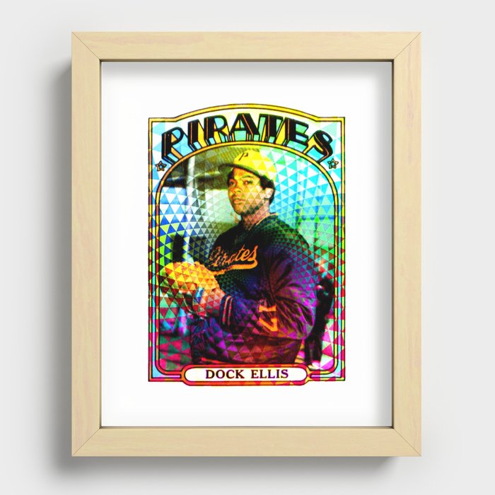 Dock Ellis Recessed Framed Print